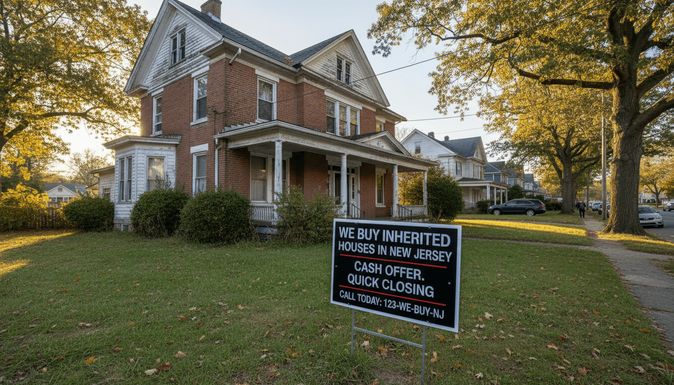 We buy inherited house in New Jersey for cash
