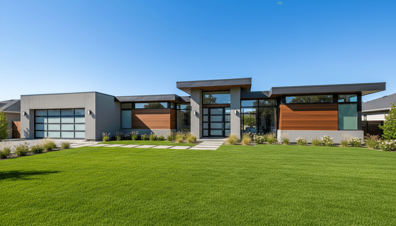 Suburban house for sale with clean exterior