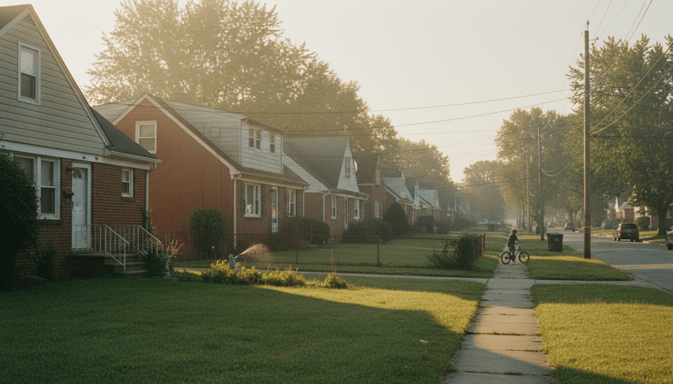 South Jersey rental homes on a quiet suburban street