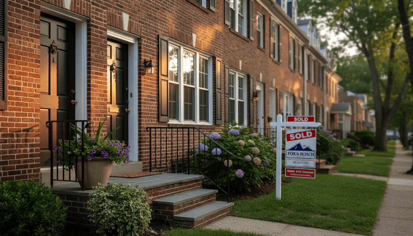Brick rowhome in Collingswood, New Jersey being sold as is